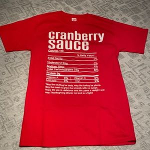 Holiday “Cranberry Sauce” t-shirt